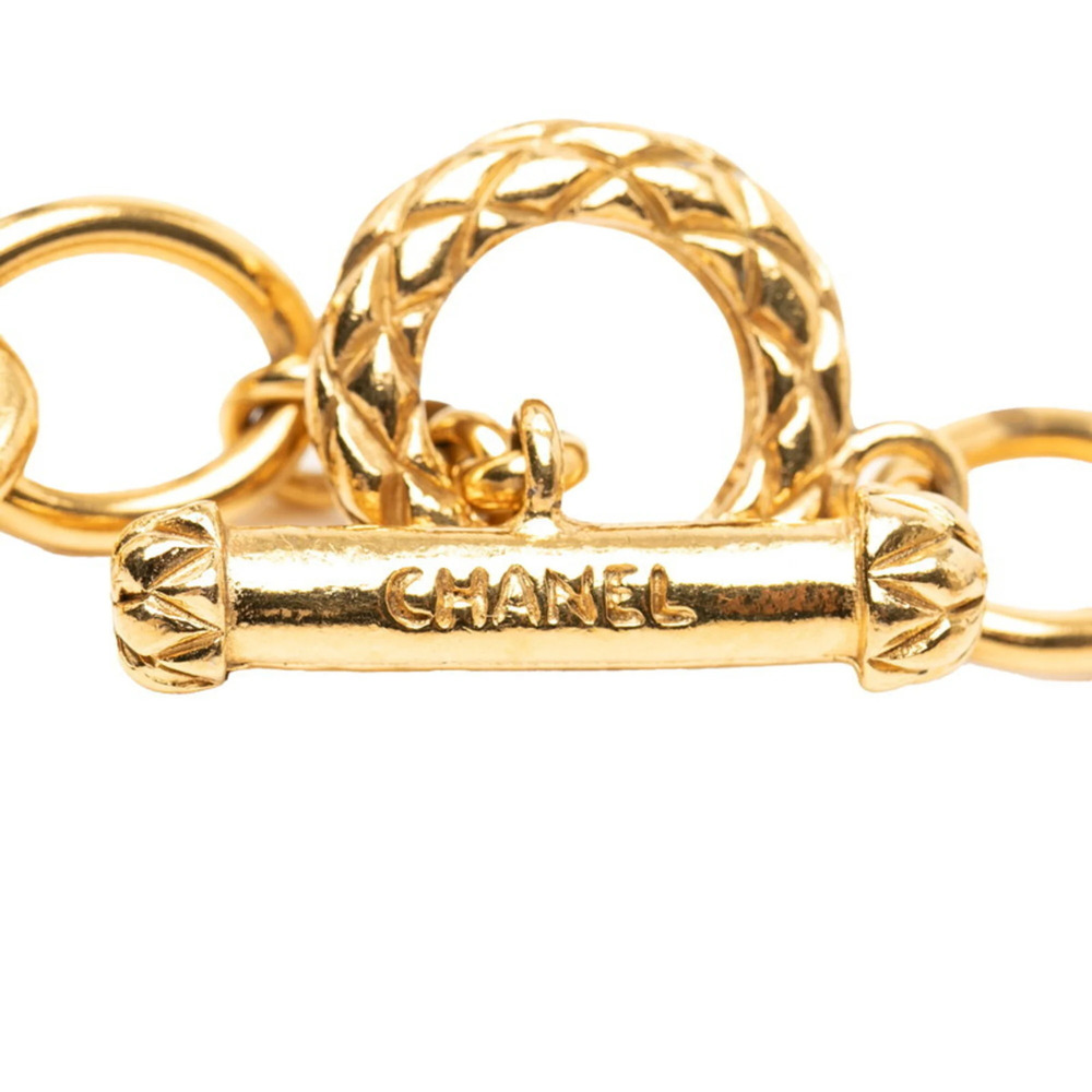 CHANEL Vintage Gold Logo Necklace - Picture 4 of 6